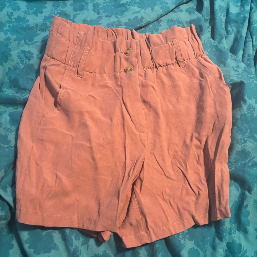 Suzy Shier High Waist Pink Shorts